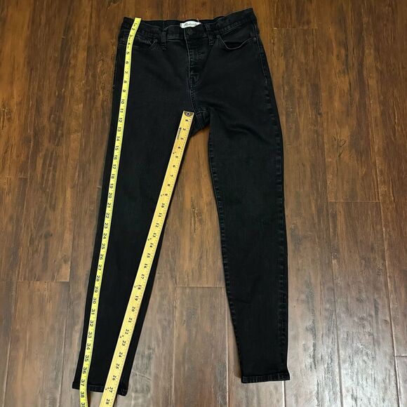 MADEWELL 9" High Riser Skinny Skinny Jeans #E0257 in Faded Black - Picture 12 of 13